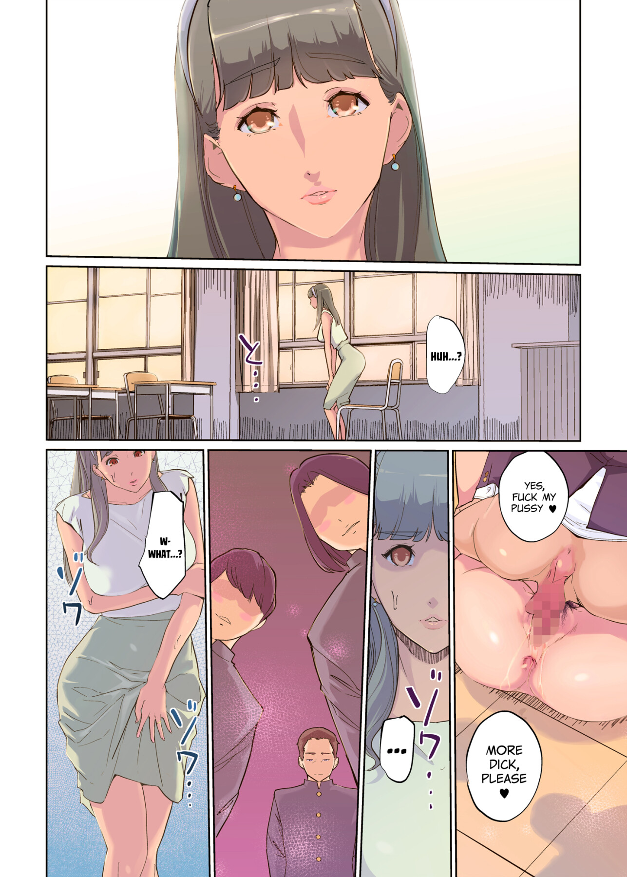 Hentai Manga Comic-SEX, classroom, male student and female teacher-Read-44